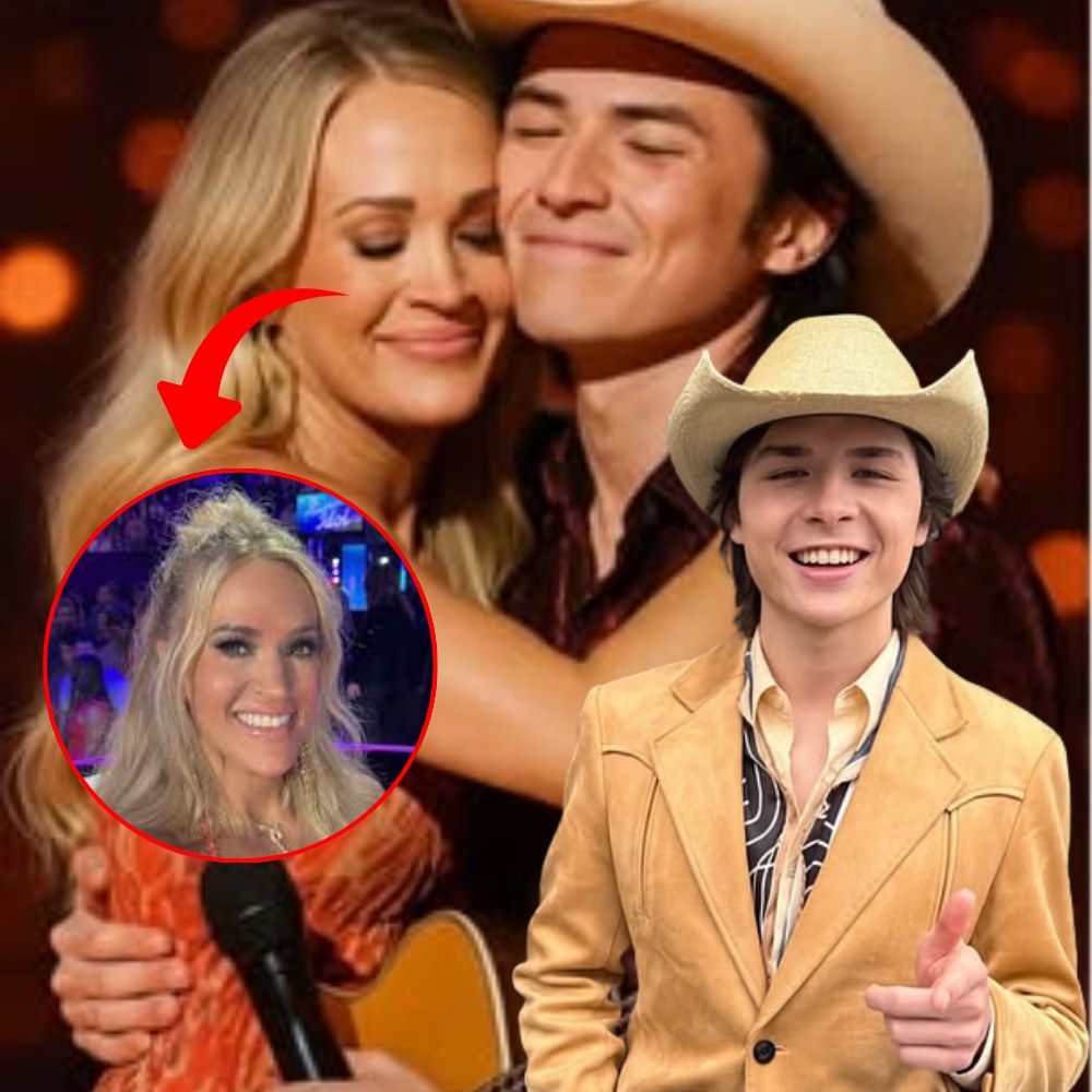 “He reminds me of my son” – Carrie Underwood choked with pride about John Foster