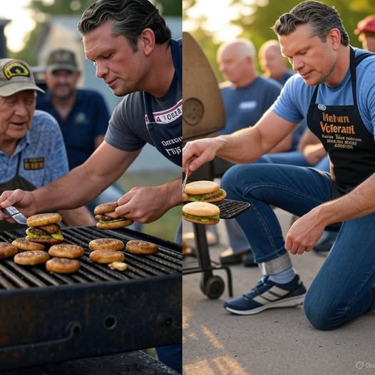 Pete Hegseth Rolls Up His Sleeves to Cook for Disabled Veterans — “They Deserve More Than Just Our Thanks”