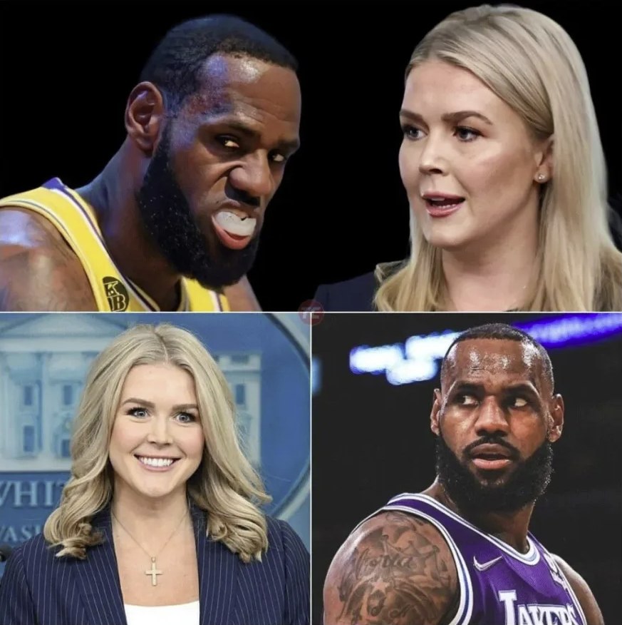 Karoline Leavitt’s 17-Word Response to LeBron James Leaves America Stunned — The Backlash Is Explosive