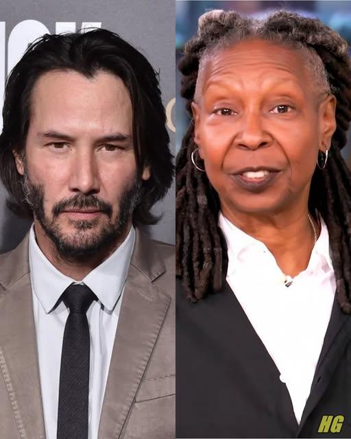 SH*CKING: Keanu Reeves REFUSES to Present Lifetime Achievement Award to Whoopi Goldberg, Calling Her ‘Not a Good Person’ and Saying ‘She Doesn’t Deserve It’—A Bold Move That Has Sparked Outrage, Shockwaves Through Hollywood, and a Firestorm of Social Media Debate!