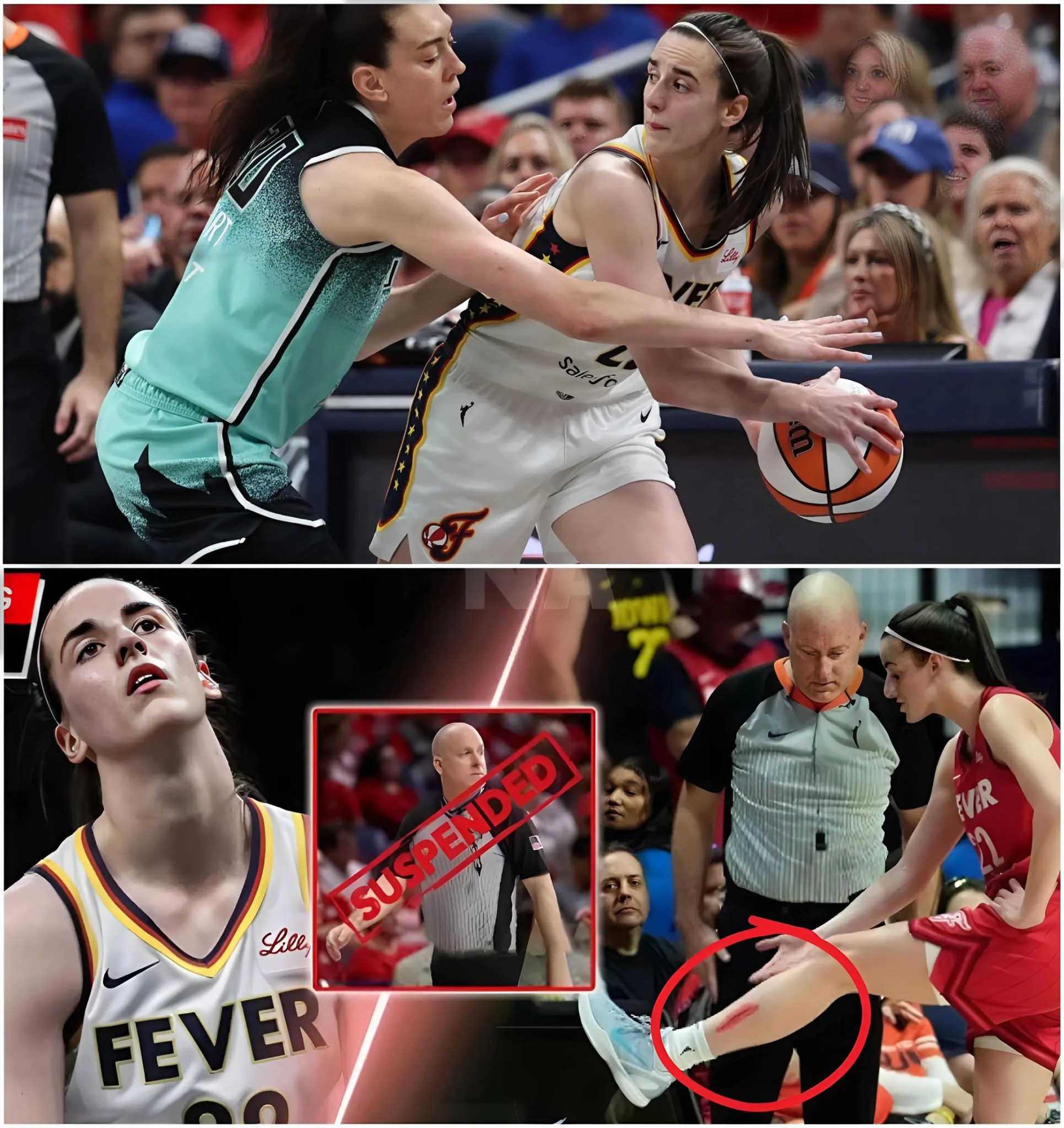 2 mins ago: WNBA Referee Suspended After Caitlin Clark’s Sh0cking New !njury Video Leaked – The Truth Is Outrageous!” n