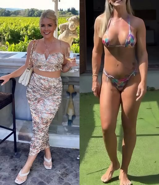 PHOTO: Karoline Leavitt has sent social media into a frenzy with photos of her wearing a tight and revealing black bikini that almost exposed her private parts, showing off her incredibly sexy figure like…😱-thebest